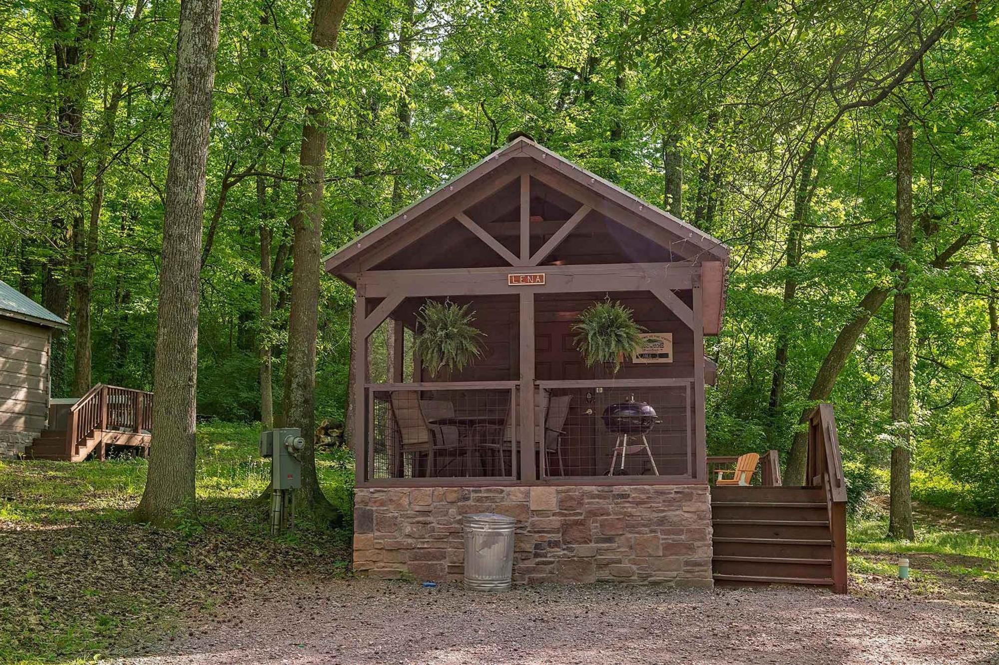 Lena Cabin Wooded Tiny Cabin - Hot Tub Chattanooga Exterior photo
